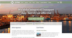 Desktop Screenshot of egytrans.com