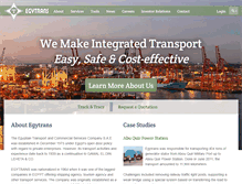 Tablet Screenshot of egytrans.com
